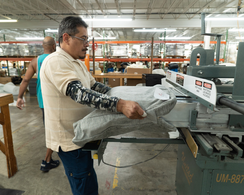 NC Furniture Manufacturer  Huntington House Factory Cushion Stuffing Process